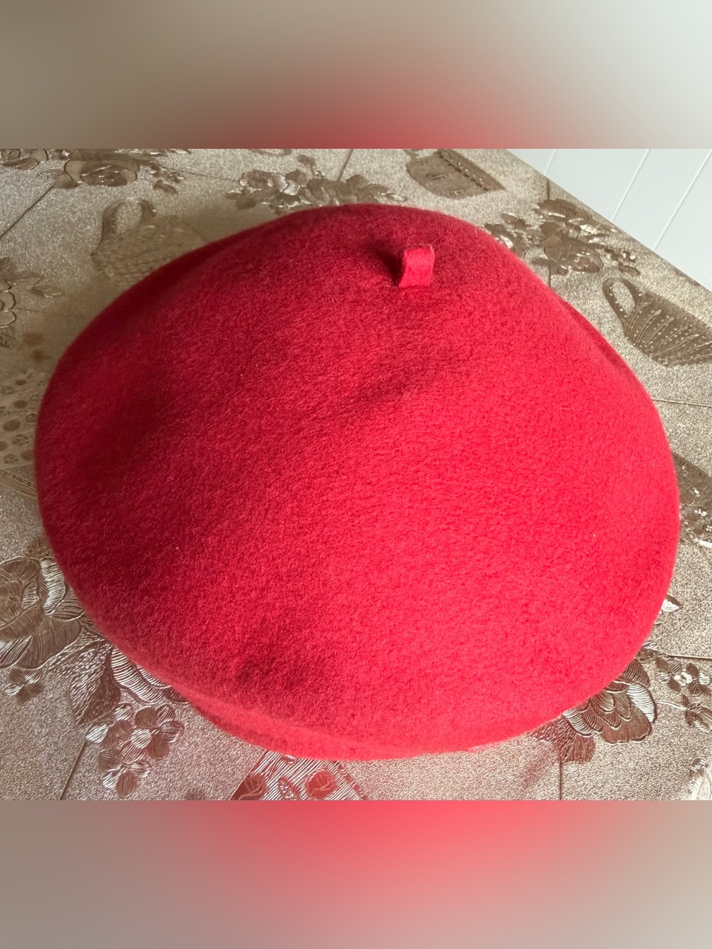 Gymboree Bright Red Wool Beret